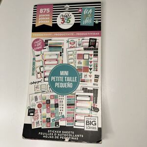 The Happy Planner Sticker Book Productivity Missing Stickers About Half Full